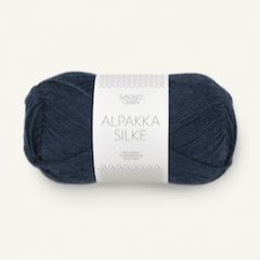 Sandnes Garn Alpakka Silke (6081) Diep Blauw bij de Breiboerdeij