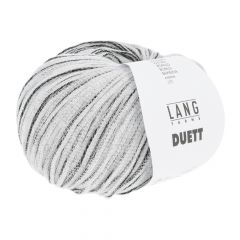 Lang Yarns Duett (02) Wit / Zwart