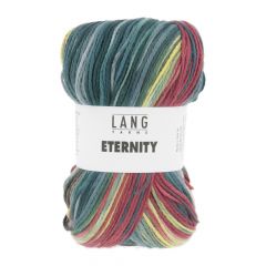 Lang Yarns Eternity (01) Groen / Rood / Blauw