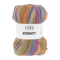 Lang Yarns Eternity (03) Oranje / Groen / Lila / Roest
