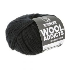 Wooladdicts WHISPER by Lang Yarns (04) Black
