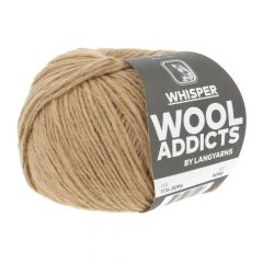 Wooladdicts WHISPER by Lang Yarns (96) Light Brown