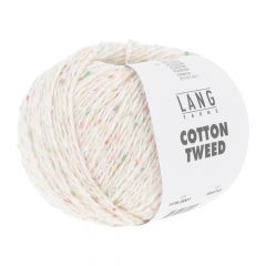 Lang Yarns Cotton Tweed (01) Wit