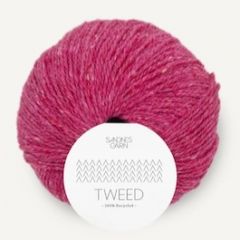 Sandnes Garn TWEED RECYCLED (4685) Magenta Tweed bij de Breiboerderij                            