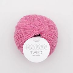 Sandnes Garn TWEED RECYCLED (4685) Magenta Tweed bij de Breiboerderij                            