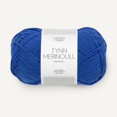 Sandnes Garn Tynn Merinoull (5845) Blauw bij de Breiboerderij                            