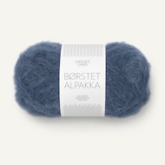 Sandnes Garn Børstet Alpakka (6064) Blauwe Bes