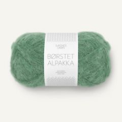 Sandnes Garn Børstet Alpakka (8062) Groen bij de Breiboerderij                            