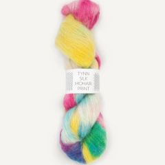 Sandnes Garn Tynn Silk Mohair PRINT (4665) Tutti Frutti bij de Breiboerderij                            