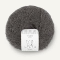 Sandnes Garn Tynn Silk Mohair (3800) Bristol Black bij de Breiboerderij                            