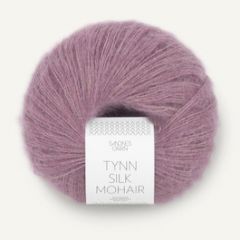Sandnes Garn Tynn Silk Mohair (4632) Roze Lavendel bij de Breiboerderij                            