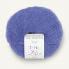 Sandnes Garn Tynn Silk Mohair (5535) Iris Blauw bij de Breiboerderij