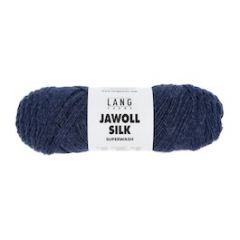 Lang Yarns Jawoll Silk (125) Navy bij de Breiboerderij                            