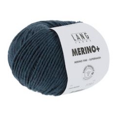 Lang Yarns Merino+ (233) Petrol bij de Breiboerderij