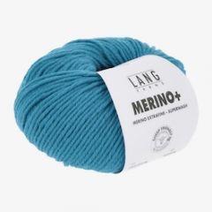Lang Yarns Merino+ (278) Turquoise bij de Breiboerderij                               