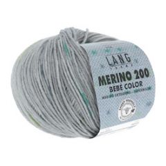 Lang Yarns Merino 200 Bébé Color (409) Roze gestreept bij de Breiboerderij