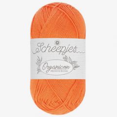 Scheepjes Organicon zacht biologisch katoen (224) Deep Tangerine