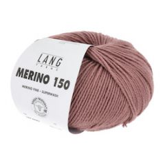 Lang Yarns Merino 150 Rozenhout (87) bij de Breiboerderij