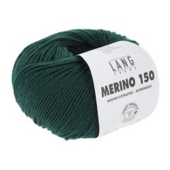 Lang Yarns Merino 150 (218) Donker Groen nu bij de Breiboerderij!                            