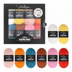 Scheepjes LITTLE DARLING Colour Pack 8 x 25g - 24664 Farm Friends