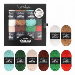 Scheepjes LITTLE DARLING Colour Pack 8 x 25g - 24665 Merry Minis