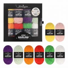 Scheepjes LITTLE DARLING Colour Pack 8 x 25g - 24666 Veggie Patch