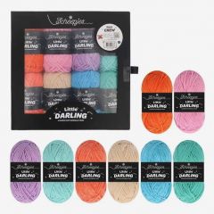 Scheepjes LITTLE DARLING Colour Pack 8 x 25g - 24668 Aqua Crew