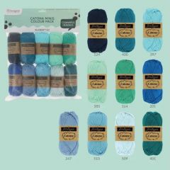 Scheepjes Catona Colour Pack - 24953 - Blueberry Fizz - 10 x 25 g