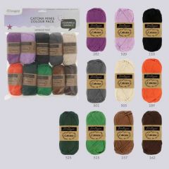 Scheepjes Catona Colour Pack - 24957 Midnight Feast - 10 x 25 g