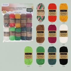 Scheepjes Catona Colour Pack - 24960 - Christmas Tree - 10 x 25 g