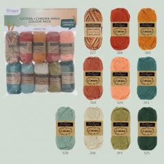 Scheepjes Catona Colour Pack - 24963 - Harvest Tart - 10 x 25 g