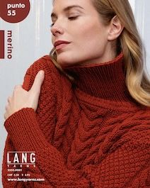 Lang Yarns Punto 55 Merino's - Breipatronen voor damens en heren