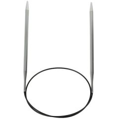Addi Premium Classic Metalen rondbreinaald - Black Edition - 5 mm - 60 cm bij de Breiboerderij                            