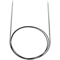 Addi Premium Classic Metalen rondbreinaald - Black Edition - 3 mm - 100 cm bij de Breiboerderij                            
