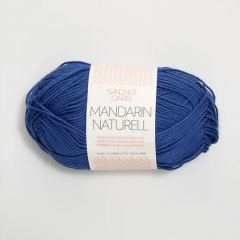 Sandnes Garn Mandarin Naturell (5844) Blauw bij de Breiboerderij                            