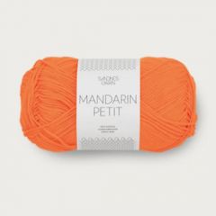 Sandnes Garn Mandarin Petit (3009) Oranje Tijger bij de Breiboerderij     