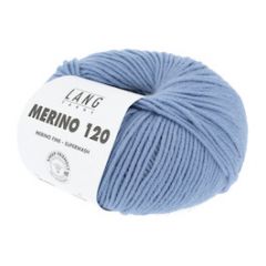 Lang Yarns Merino 120 (21) Lichtblauw bij de Breiboerderij