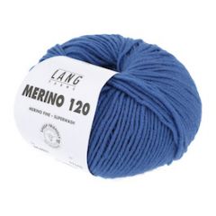 Lang Yarns Merino 120 (31) Kobaltblauw bij de Breiboerderij                            
