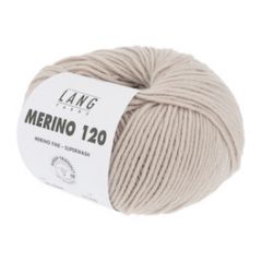 Lang Yarns Merino 120 (96) Zand bij de Breiboerderij                            