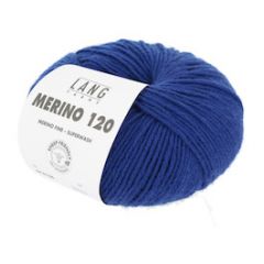 Lang Yarns Merino 120 (106) Korenblauw bij de Breiboerderij                            