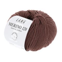 Lang Yarns Merino 120 (176) Cognac bij de Breiboerderij!