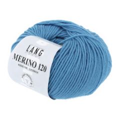 Lang Yarns Merino 120 (178) Turkoois bij de Breiboerderij                            