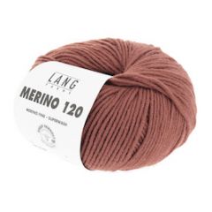 Lang Yarns Merino 120 Hazelnoot (187) bij de Breiboerderij