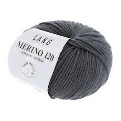  Lang Yarns Merino 120 Donkergrijs (203) bij de Breiboerderij                           