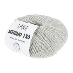 Lang Yarns Merino 120 mix (233) Zeer Lichtgrijs bij de Breiboerderij
                                                       