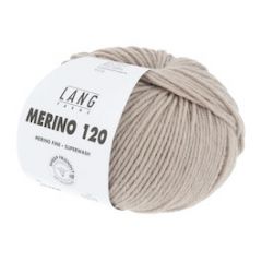 Lang Yarns Merino 120 Beige Gemeleerd (226) bij de Breiboerderij                           
                            