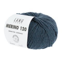 Lang Yarns Merino 120 mix (233) Paars/Blauw bij de Breiboerderij                            