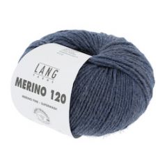 Lang Yarns Merino 120 Gemeleerd Jeans (234) bij de Breiboerderij                            