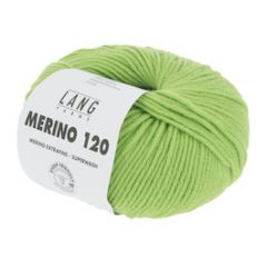 Lang Yarns Merino 120 Lime (244)  bij de Breiboerderij                            