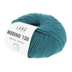 Lang Yarns Merino 120 (272) Zeegroen bij de Breiboerderij                            